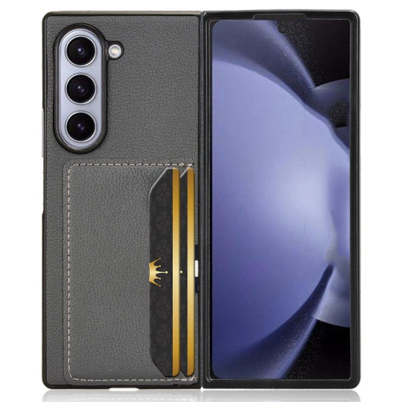 Deksel Samsung Galaxy Z Fold 6 Tricolore Kortholder Beskyttelse Deksel