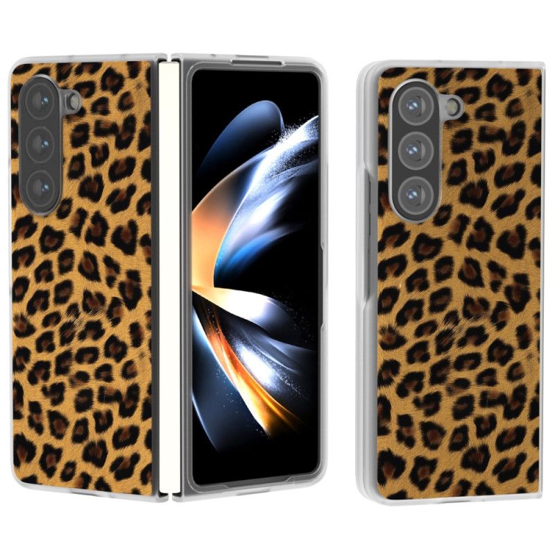 Deksel Til Samsung Galaxy Z Fold 6 Leopardstil