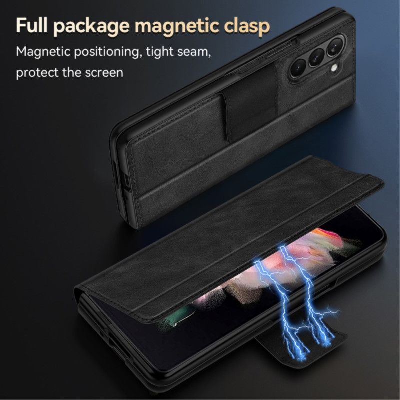 Etui Samsung Galaxy Z Fold 6 Kunstskinn Sulada Beskyttelse Deksel