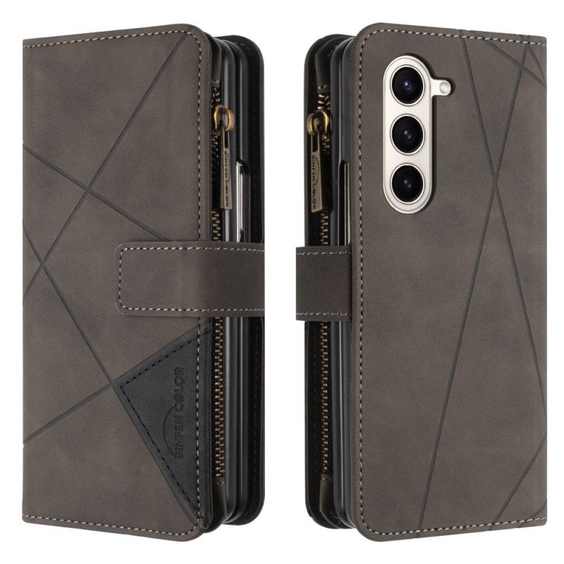 Folio Deksel Samsung Galaxy Z Fold 6 Binfen Color Geometry Wallet