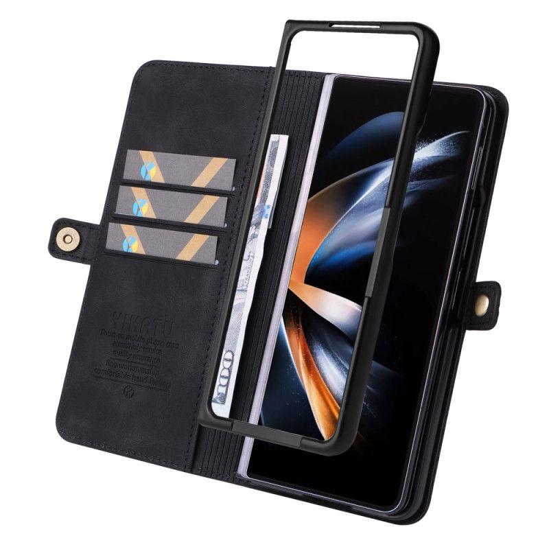 Folio Deksel Til Samsung Galaxy Z Fold 6 Vintage Yikatu