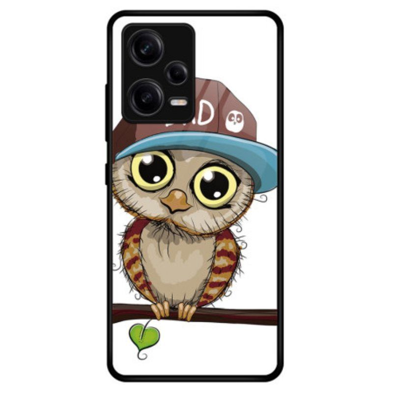 Deksel Til Xiaomi Redmi Note 12 Pro Bad Owl Herdet Glass