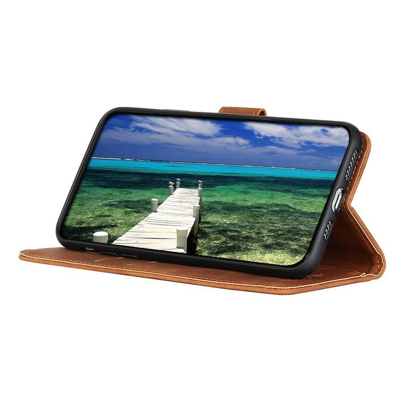 Folio Deksel Til Oppo A16 / A16s Mate Leather Effect Vintage Khazneh