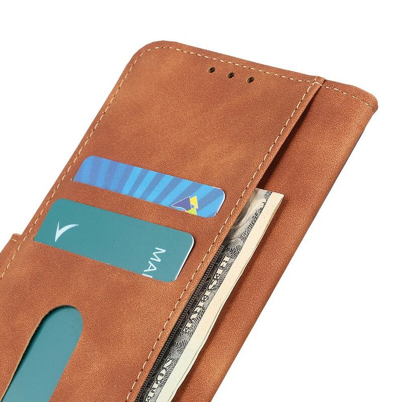 Folio Deksel Til Oppo A16 / A16s Mate Leather Effect Vintage Khazneh