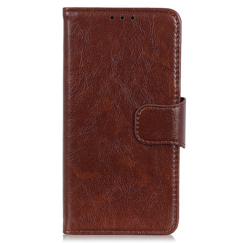 Folio Deksel Til iPhone 14 Pro Max Nappa Split Leather