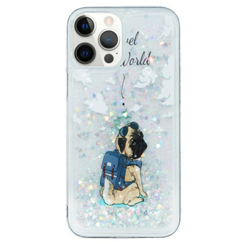 Deksel Til iPhone 15 Pro Glitterhund