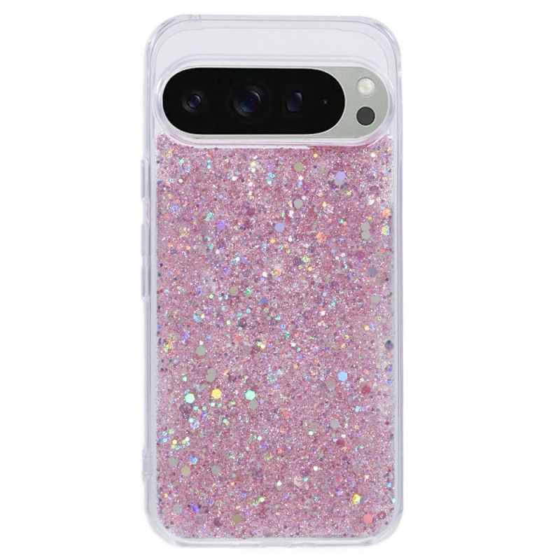 Deksel Google Pixel 9 Pro Mobildeksel Glitter Design