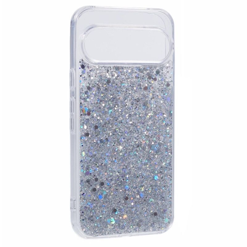 Deksel Google Pixel 9 Pro Mobildeksel Glitter Design