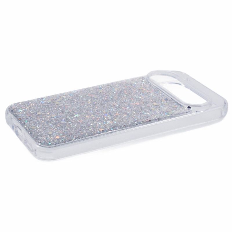 Deksel Google Pixel 9 Pro Mobildeksel Glitter Design