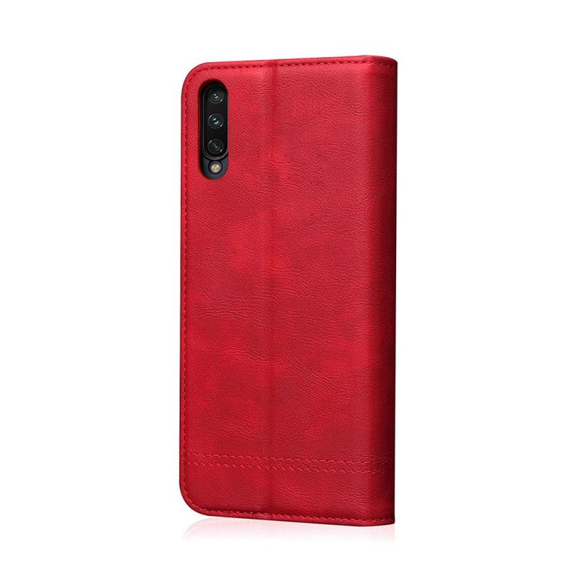 Folio Deksel for Honor 9X Pro Svart Sydd Skinneffekt