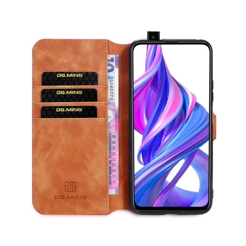 Folio Deksel Honor 9X Pro Svart Retro Dg.Ming