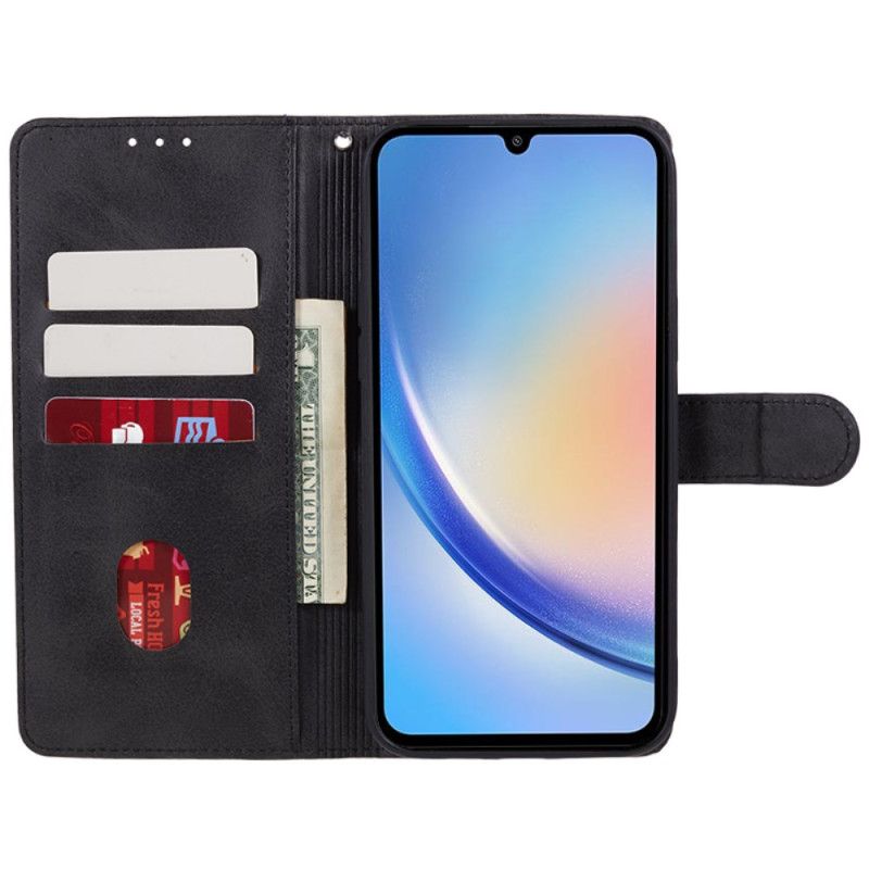 Folio Deksel Samsung Galaxy M55 5g Kalvetekstur