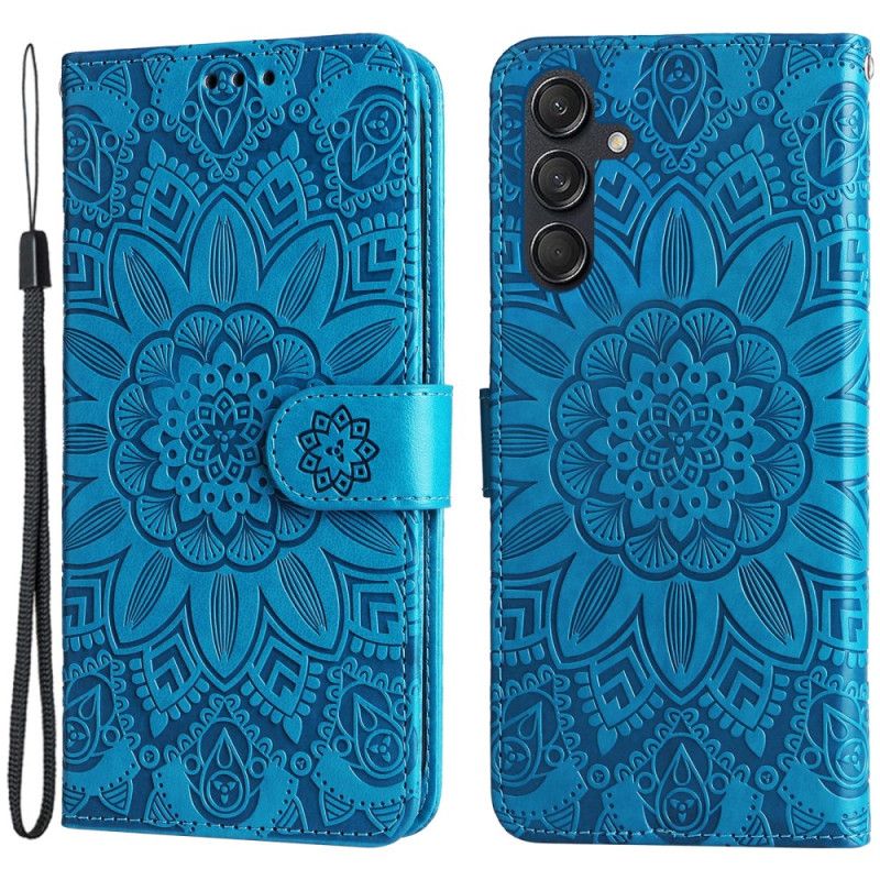 Folio Deksel Samsung Galaxy M55 5g Mandala Med Snor