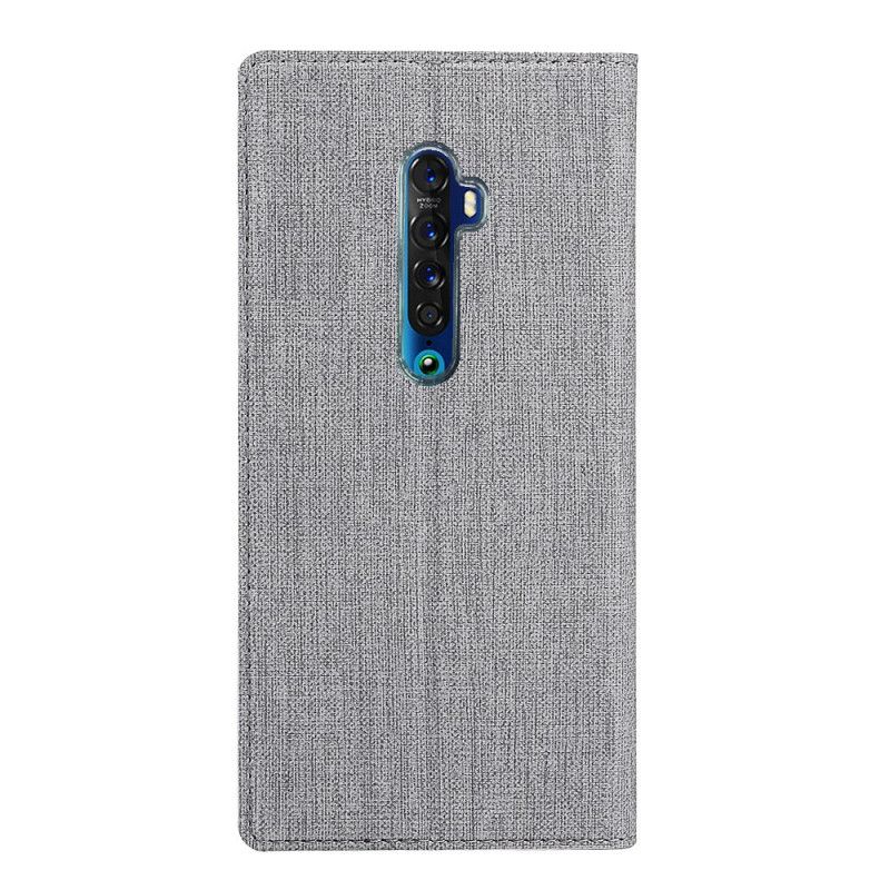 Folio Deksel Oppo Reno 2 Svart Strukturert