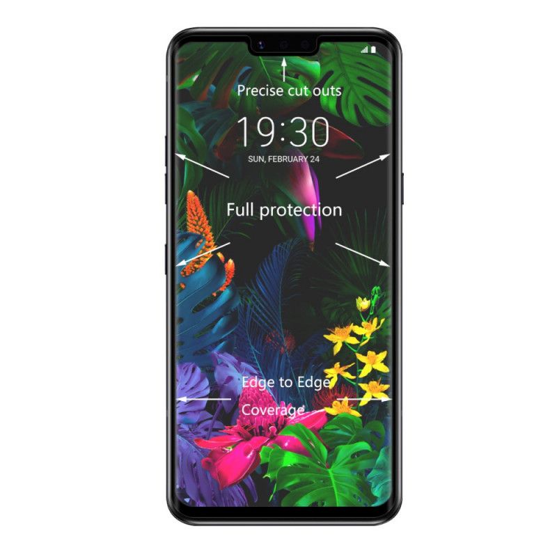 Beskyttelse Av Herdet Glass For ThinQ LG G8 ThinQ Skjermen