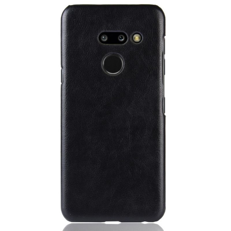 Deksel ThinQ LG G8 ThinQ Svart Litchi-Skinneffekt