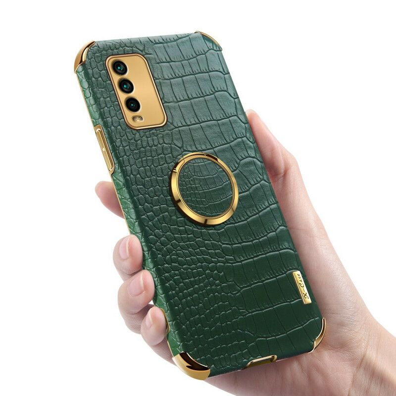 Deksel Til Xiaomi Redmi 9t X-case Crocodile Skin Effect