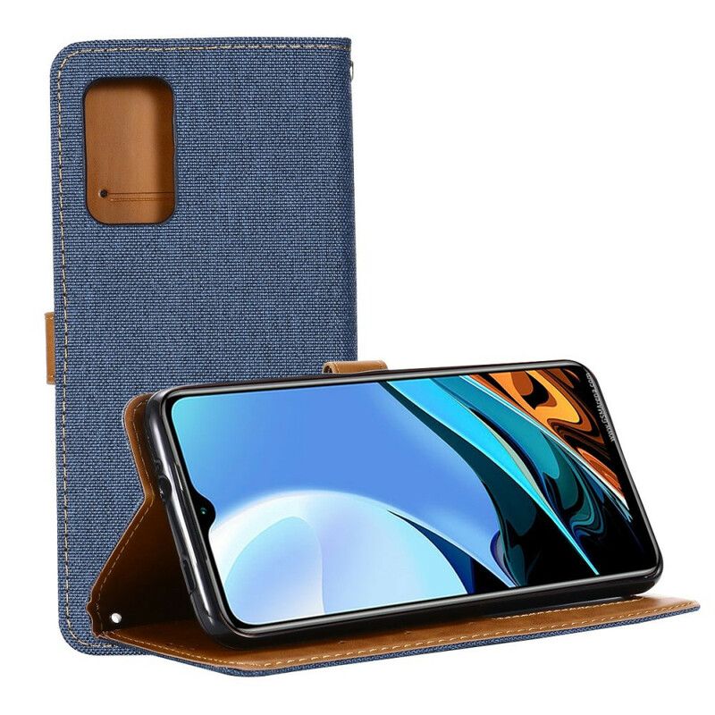 Folio Deksel Xiaomi Redmi 9t Jeans Beskyttelse Deksel