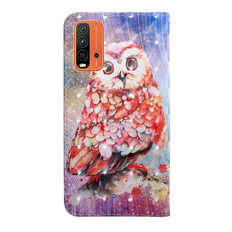 Folio Deksel Xiaomi Redmi 9t Light Spot Germain The Owl