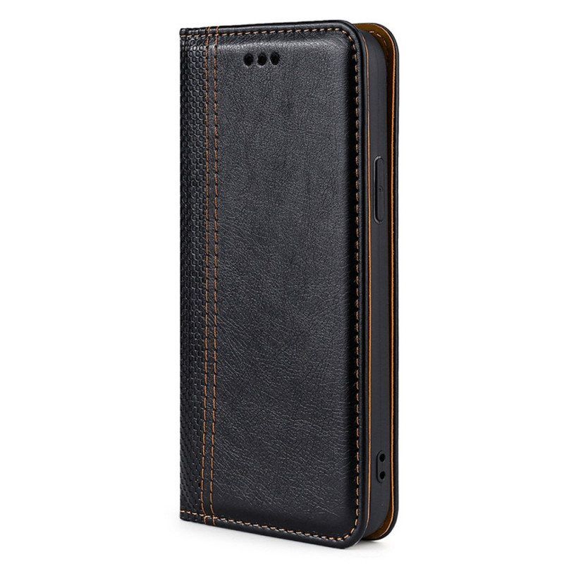 Beskyttelse Deksel Til Honor 50 Pro Folio Deksel Pro Litchi Leather Split Stitching