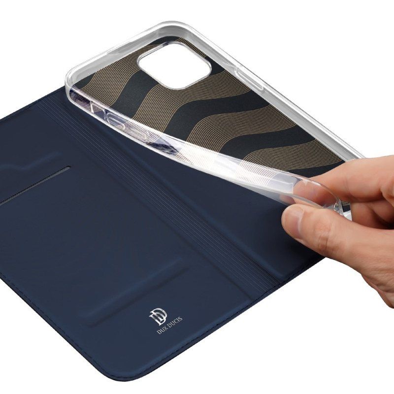 Beskyttelse Deksel Til iPhone 15 Folio Deksel Skin-pro Series Dux Ducis