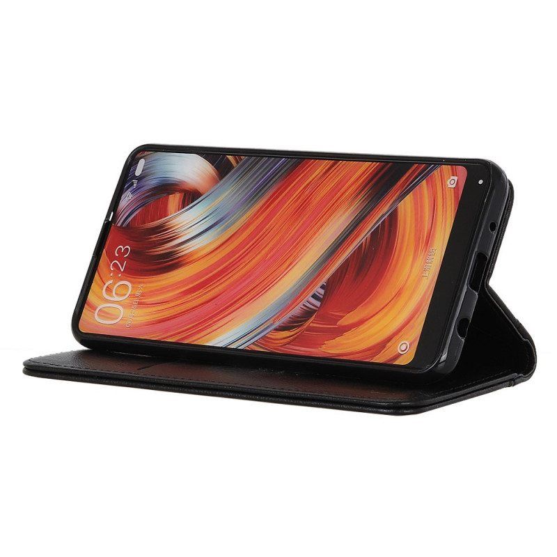 Beskyttelse Deksel Til Moto G71 5G Folio Deksel Elegance Split Litchi Leather