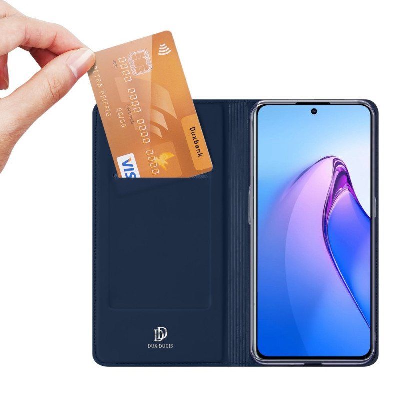 Beskyttelse Deksel Til Oppo Reno 8 Pro Folio Deksel Skin Pro Dux Ducis