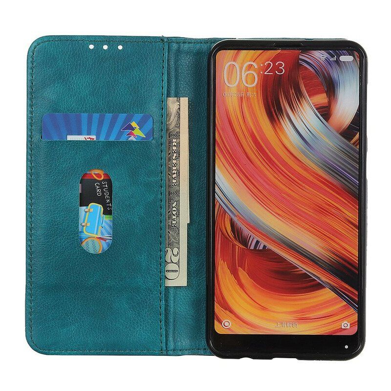 Beskyttelse Deksel Til Samsung Galaxy A52 4G / A52 5G / A52s 5G Folio Deksel Elegance Split Litchi Leather