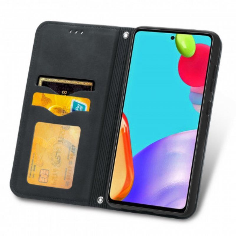 Beskyttelse Deksel Til Samsung Galaxy A52 4G / A52 5G / A52s 5G Folio Deksel Elegant Skinneffekt