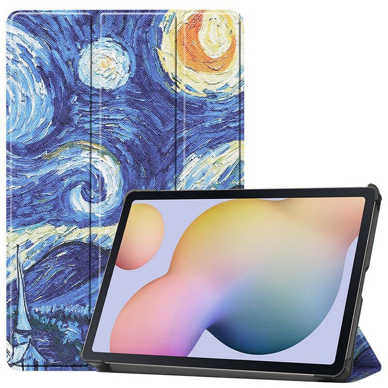 Beskyttelse Deksel Til Samsung Galaxy Tab S8 / Tab S7 Starry Night Penneholder