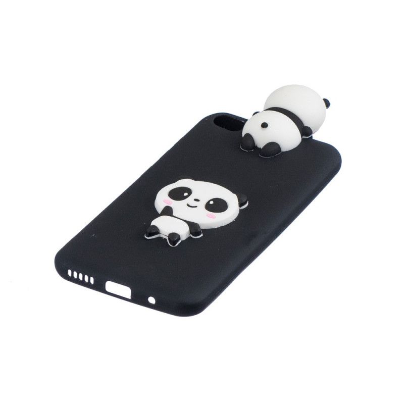 Deksel for Xiaomi Redmi Go Svart Min 3D Panda