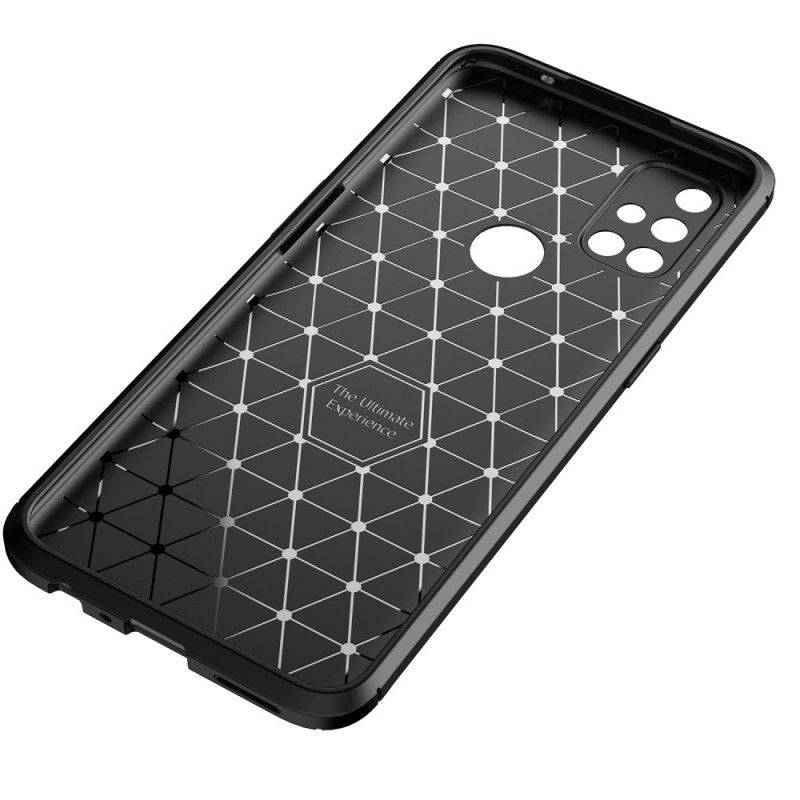 Deksel for OnePlus Nord N10 Svart Fleksibel Karbonfiber