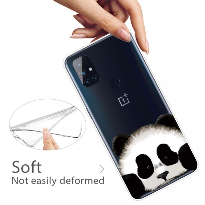 Deksel OnePlus Nord N10 Gjennomsiktig Panda