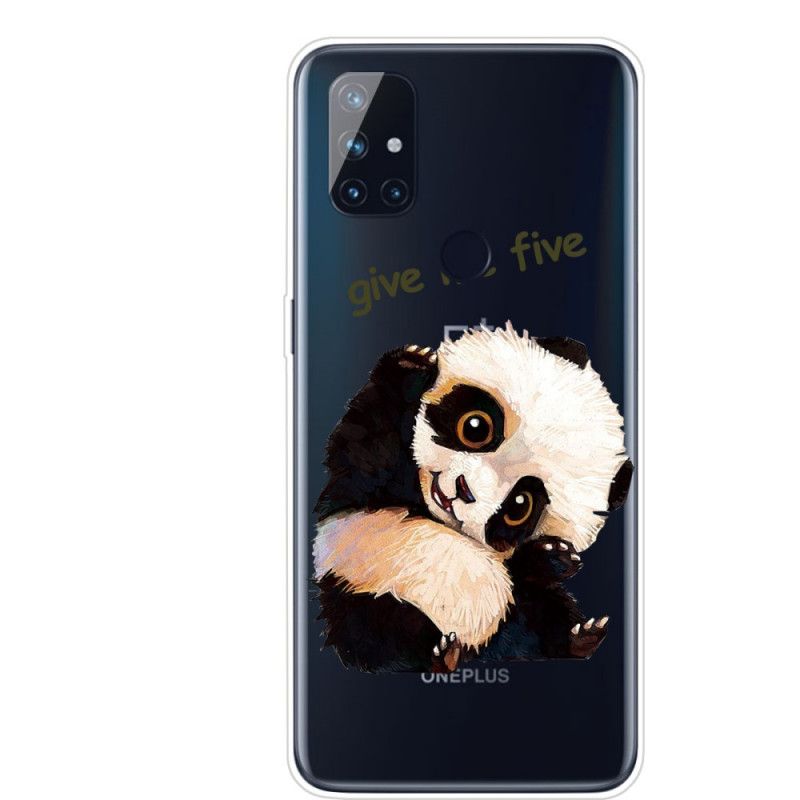 Deksel OnePlus Nord N10 Gjennomsiktig Panda Gi Meg Fem