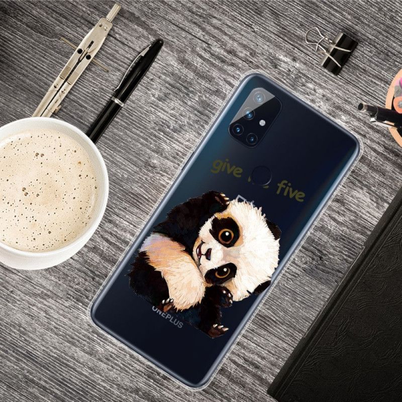 Deksel OnePlus Nord N10 Gjennomsiktig Panda Gi Meg Fem