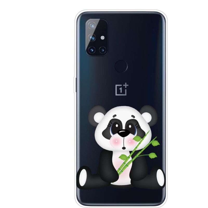 Deksel OnePlus Nord N10 Gjennomsiktig Trist Panda Anti-fall