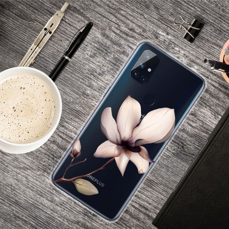 Deksel OnePlus Nord N10 Premium Blomster Anti-fall