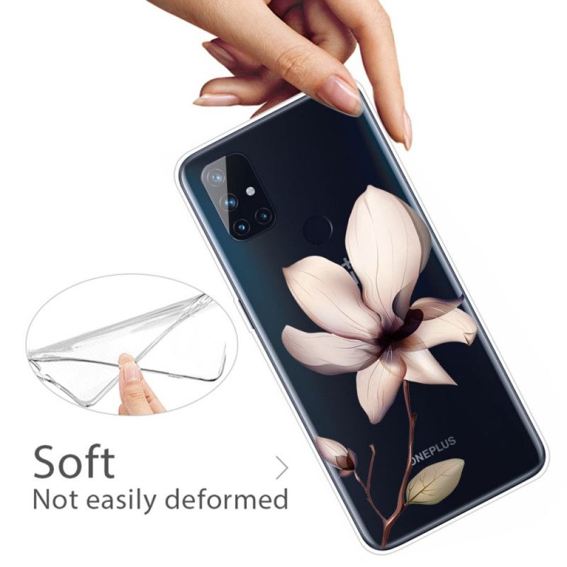 Deksel OnePlus Nord N10 Premium Blomster Anti-fall