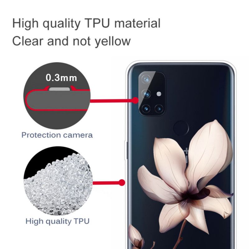 Deksel OnePlus Nord N10 Premium Blomster Anti-fall