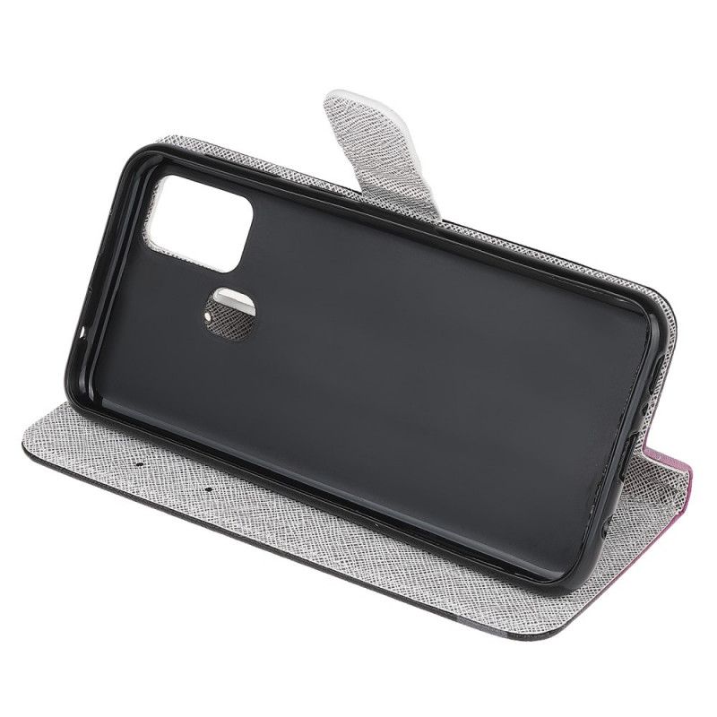 Folio Deksel for OnePlus Nord N10 Sommerfugler Diamanter Med Tanga