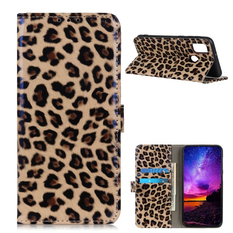 Folio Deksel OnePlus Nord N10 Leopard