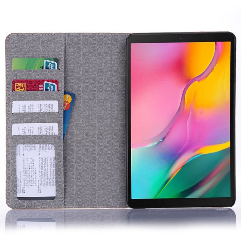 Etui for Samsung Galaxy Tab A 8" (2019) Svart Krokodillehud