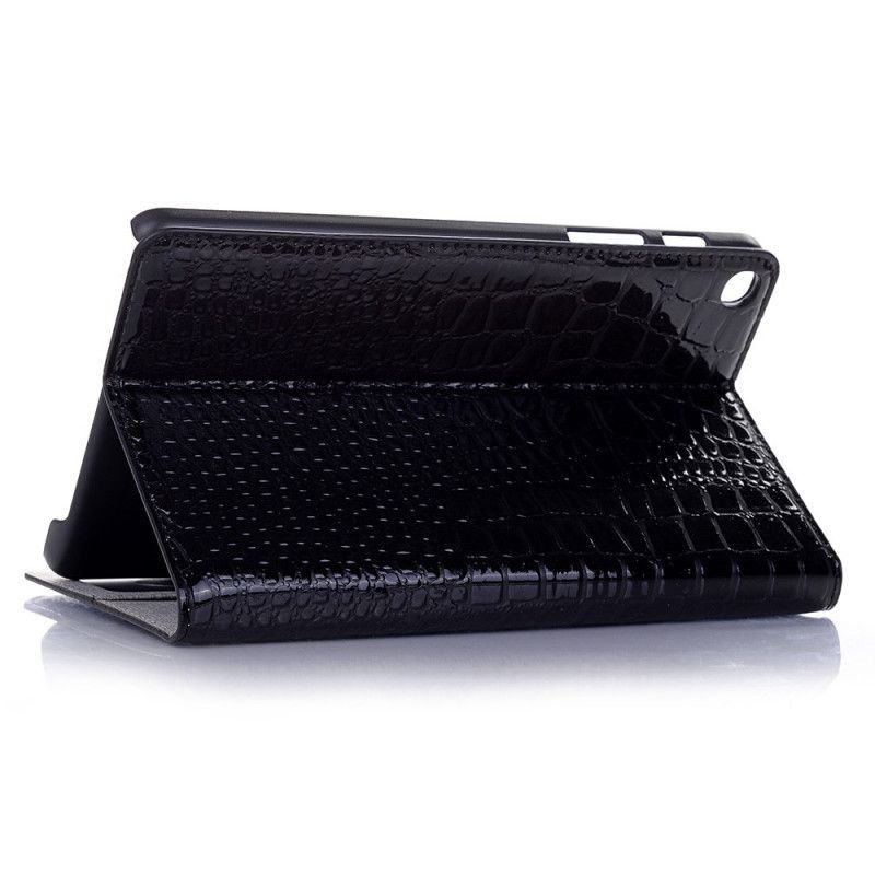 Etui for Samsung Galaxy Tab A 8" (2019) Svart Krokodillehud