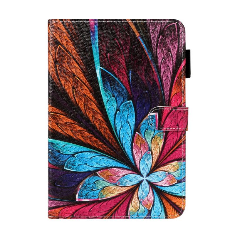 Folio Deksel for Samsung Galaxy Tab A 8" (2019) Fargede Kronblader