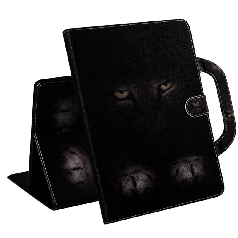 Folio Deksel for Samsung Galaxy Tab A 8" (2019) Feline Øyne Med Håndtak