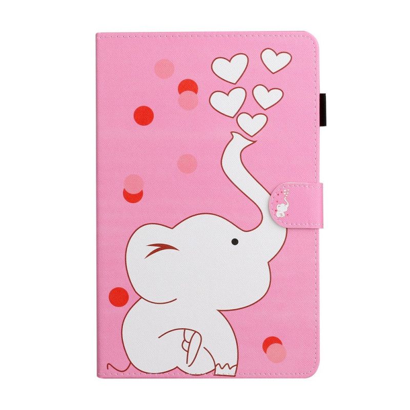 Folio Deksel for Samsung Galaxy Tab A 8" (2019) Forelsket Elefant