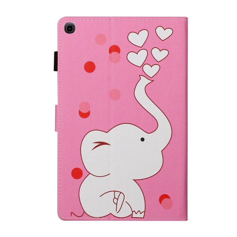 Folio Deksel for Samsung Galaxy Tab A 8" (2019) Forelsket Elefant