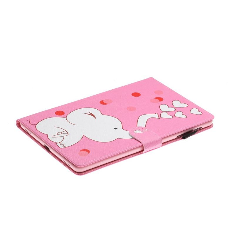 Folio Deksel for Samsung Galaxy Tab A 8" (2019) Forelsket Elefant