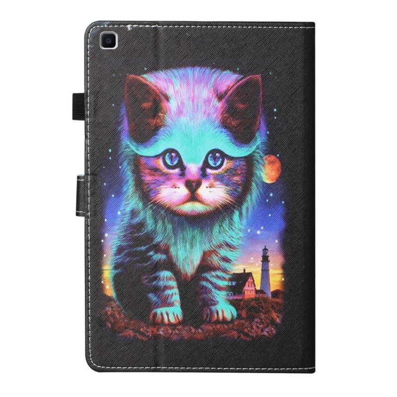 Folio Deksel for Samsung Galaxy Tab A 8" (2019) Nattlig Katt