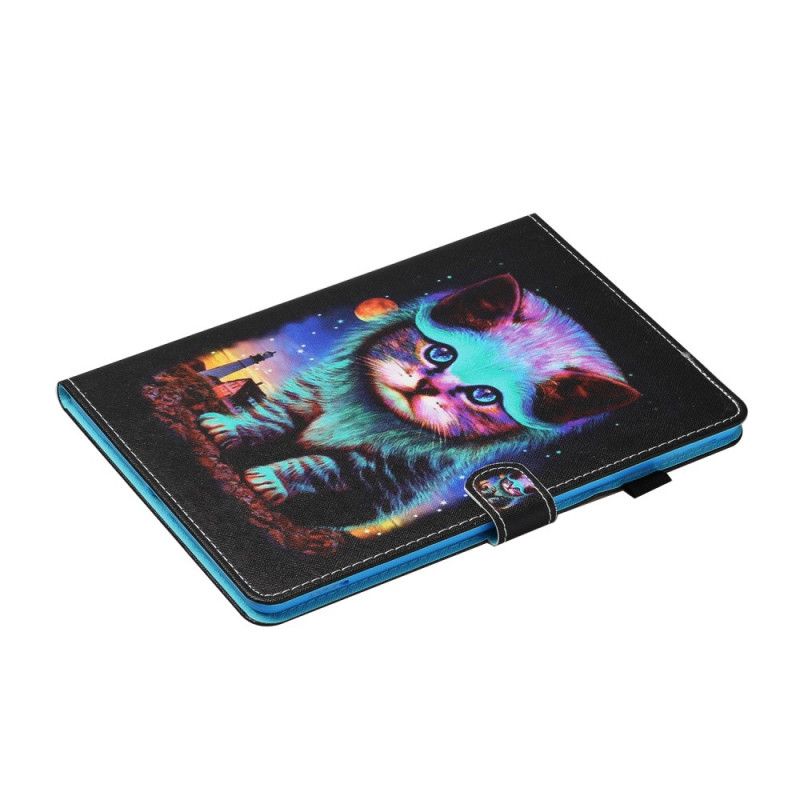 Folio Deksel for Samsung Galaxy Tab A 8" (2019) Nattlig Katt